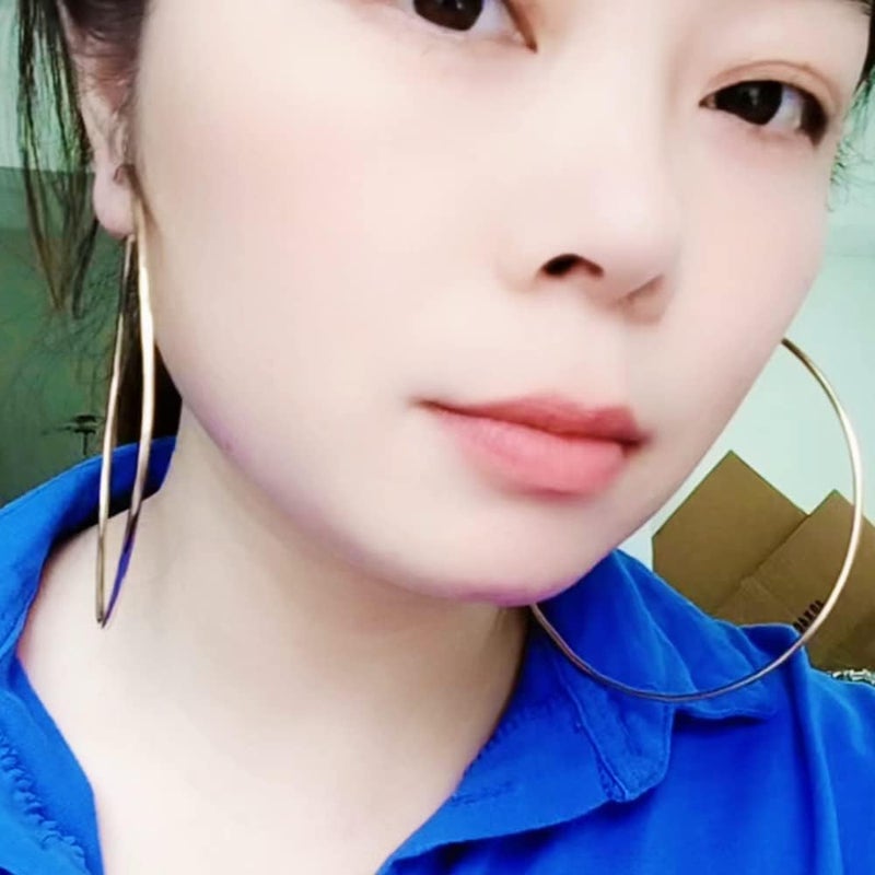 CSIYANJRY99 Gold Clip On Hoop Earrings Non Piercing Nightclub DJ Big Hoop Earrings for Women - Image 4
